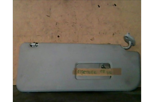 Recambio de parasol derecho para peugeot partner furgón (5) 1.9 d referencia OEM IAM 8143WE  
