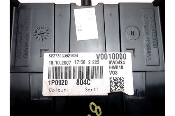 Recambio de cuadro completo para seat leon (1p1) 1.9 tdi referencia OEM IAM 1P0920804C 110080279018 