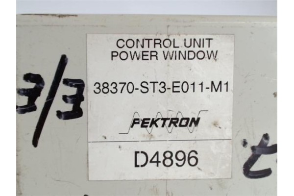 Recambio de centralita para rover rover 400 (rt) 1.6 416 si (4-ptas.) referencia OEM IAM 38370ST3E011M1  
