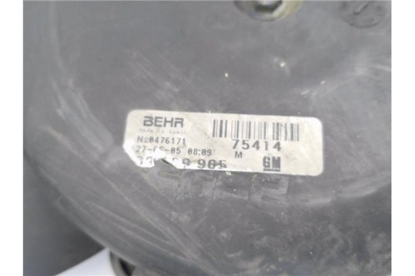 Recambio de electroventilador para opel corsa c 1.3 cdti referencia OEM IAM 8038845  
