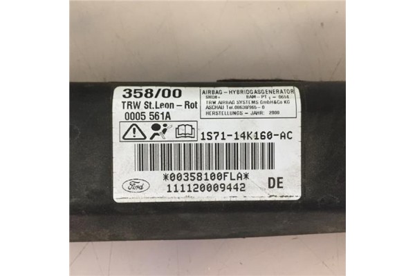 Recambio de airbag lateral delantero derecho para ford mondeo iii (b5y) 2.0 tdci referencia OEM IAM 127114K160AC  