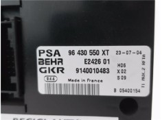Recambio de mandos calefaccion / a.a. para peugeot 206 2.0 hdi 90 referencia OEM IAM 96430550xt 9140010483 