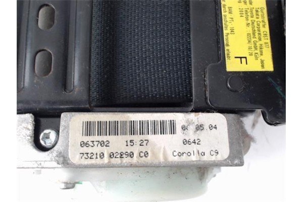 Recambio de juego cinturones delantero para toyota corolla (e12) 1.6 vvt-i referencia OEM IAM 7321002080C0 7322002050C0 
