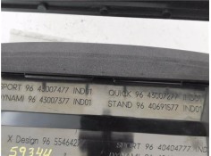 Recambio de rejilla entrada de aire para peugeot 206 2.0 hdi 90 referencia OEM IAM 9640404777 9655464277 