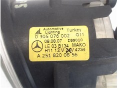 Recambio de faro antiniebla derecho para mercedes-benz clase b (bm 245) 2.0 180 cdi (245.207) referencia OEM IAM A2518200856  