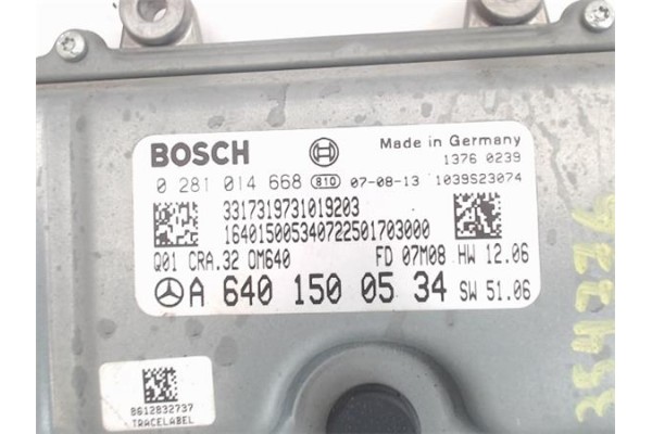 Recambio de centralita para mercedes-benz clase b (bm 245) 2.0 180 cdi (245.207) referencia OEM IAM A6401506734 A6401500534 