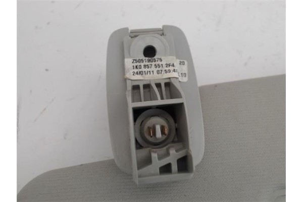 Recambio de parasol izquierdo para volkswagen golf vi (5k1) 1.4 advance referencia OEM IAM 1K0857551N  