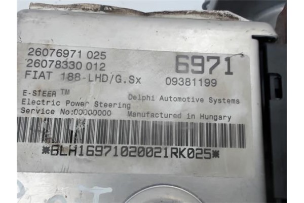 Recambio de columna direccion para fiat ii punto (188) berlina 1.9 jtd 85 dynamic referencia OEM IAM 26076971025 26078330012 