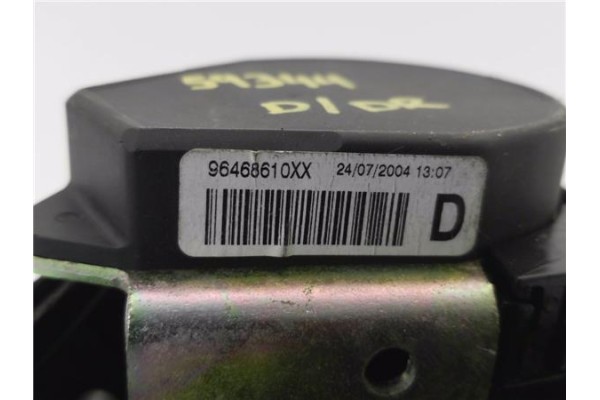 Recambio de cinturon seguridad delantero derecho para peugeot 206 2.0 hdi 90 referencia OEM IAM 96468610XX  