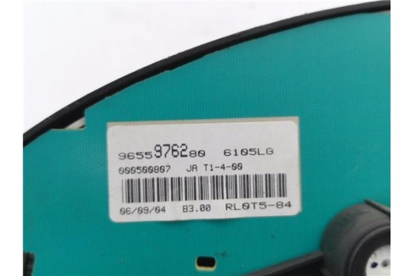 Recambio de cuadro completo para peugeot 206 2.0 hdi 90 referencia OEM IAM 9655976280  