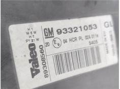 Recambio de faro delantero dcho para opel meriva 1.3 cdti referencia OEM IAM 93321053 89308560 