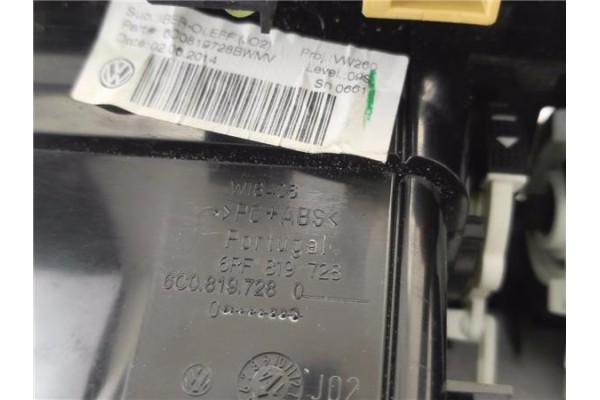 Recambio de rejilla entrada de aire para volkswagen polo v (6r1) 1.0 referencia OEM IAM 6C0819728  