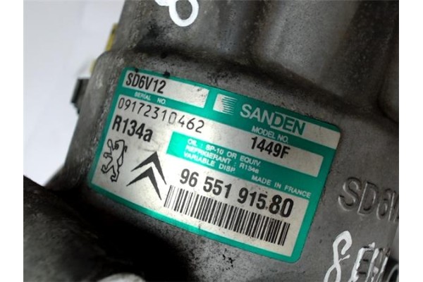 Recambio de compresor aire acond. para citroen berlingo 1.4i x familiar referencia OEM IAM 9655191580 1449F 6453GZ , PEUGEOT | 6