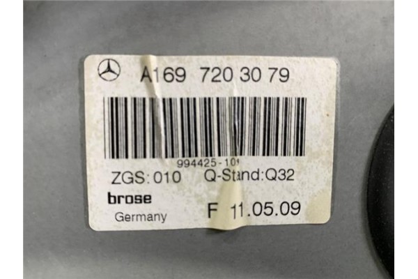 Recambio de mecanismo elevalunas delantero derecho para mercedes-benz clase a (bm 169) 1.5 a 150 (169.031) referencia OEM IAM A1