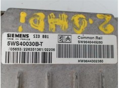 Recambio de centralita para peugeot 307 (3a/c) 2.0 hdi 90 referencia OEM IAM 9646449280 5WS40030BT 
