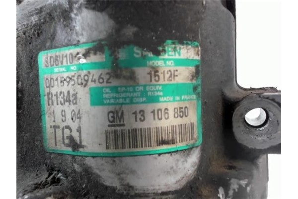 Recambio de compresor aire acond. para opel corsa c 1.8 silverline base referencia OEM IAM 1512F 13106850 