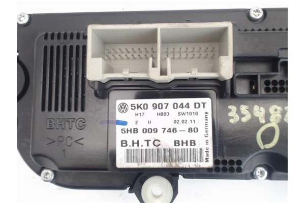 Recambio de mandos climatizador para volkswagen golf vi (5k1) 1.4 advance referencia OEM IAM 5K0907044DT  