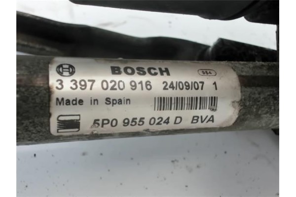 Recambio de motor limpiaparabrisas delantero para seat altea (5p1) 1.9 sport referencia OEM IAM 5P0955024D 3397020916 