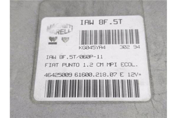 Recambio de centralita para fiat i punto (176) berlina 60 1.2 referencia OEM IAM IAW8F5T 46425009 