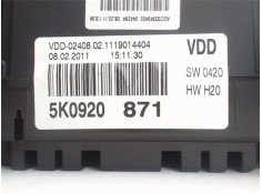 Recambio de cuadro completo para volkswagen golf vi (5k1) 1.4 advance referencia OEM IAM 5K0920 871  