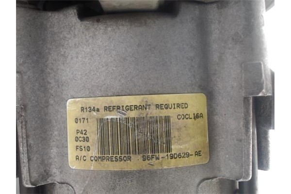 Recambio de compresor aire acond. para ford ka (ccq) 1.3 luxury referencia OEM IAM 96FW19D629AE  12BYU19D629AA , FORD | 96BW19D6