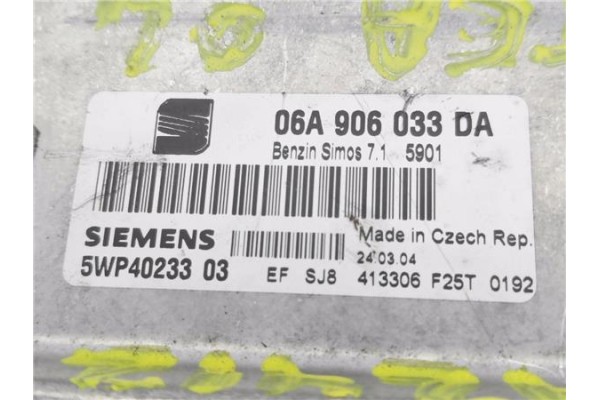 Recambio de centralita para seat altea (5p1) 1.6 referencia OEM IAM 06A906033DA 5WP4023303 