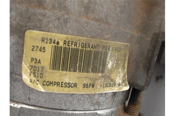 Recambio de compresor aire acond. para ford fiesta (cbk) 1.25 ambiente referencia OEM IAM 96FW19D629  