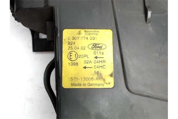 Recambio de faro delantero izquierdo para ford mondeo berlina (ge) referencia OEM IAM 1S71-13006-AX 0301174201 