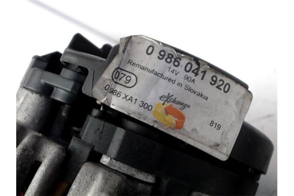 Recambio de alternador para seat arosa (6h1) 1.0 select referencia OEM IAM 0986041920 0123320007 