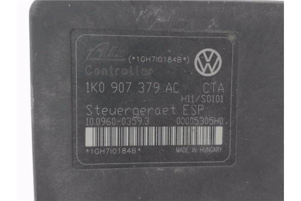 Recambio de nucleo abs para volkswagen touran (1t1) 2.0 tdi referencia OEM IAM 1K0614517AE 1K0907379AC 