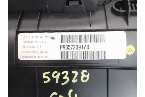 Recambio de cuadro completo para citroen c4 berlina 1.6 hdi referencia OEM IAM 6106VZ  