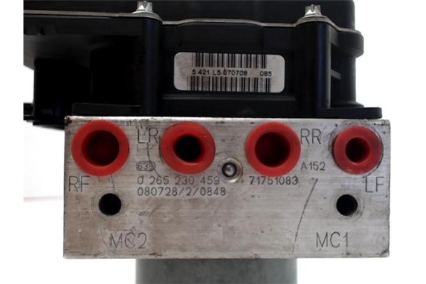 Recambio de nucleo abs para fiat ii bravo (198) 1.4 referencia OEM IAM 71751083 0265230459 