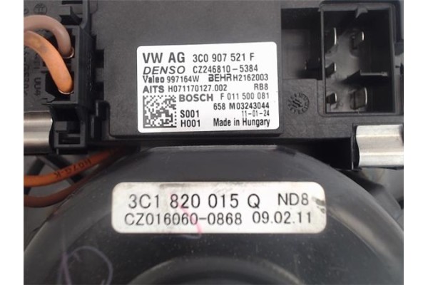 Recambio de motor calefaccion para volkswagen golf vi (5k1) 1.4 advance referencia OEM IAM 1K1819015  