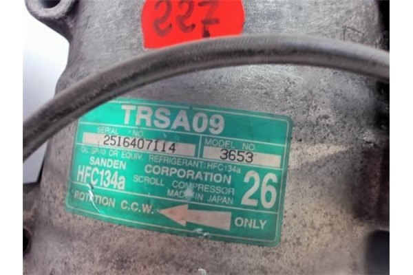 Recambio de compresor aire acond. para honda accord tourer (cn/cm) 2.0 sport referencia OEM IAM 2516407114  