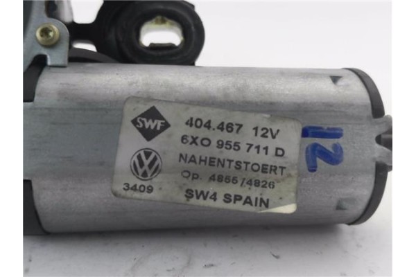 Recambio de motor limpiaparabrisas trasero para volkswagen lupo (6x1/6e1) 1.7 conceptline referencia OEM IAM 6X0955711D  