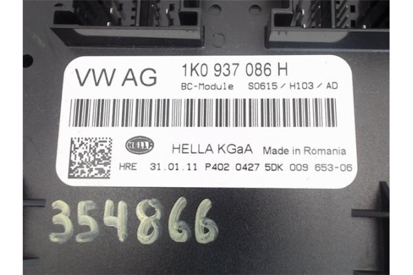 Recambio de centralita para volkswagen golf vi (5k1) 1.4 advance referencia OEM IAM 03C906016BM  