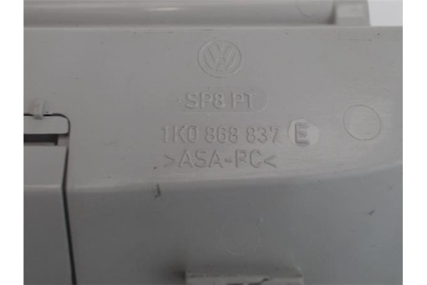 Recambio de portaobjetos consola central para volkswagen golf vi (5k1) 1.4 advance referencia OEM IAM 5K0857961A  