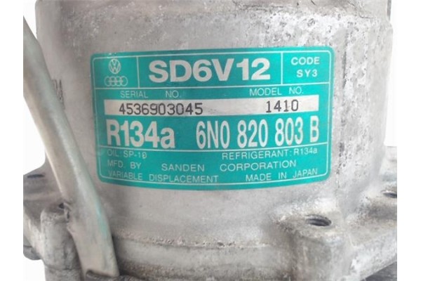 Recambio de compresor aire acond. para volkswagen polo iii berlina (6n2) 1.4 conceptline referencia OEM IAM 6N0820803B  