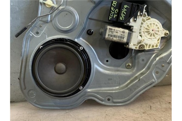 Recambio de mecanismo elevalunas trasero derecho para seat toledo (1m2) 1.9 tdi referencia OEM IAM 1J4959812C  