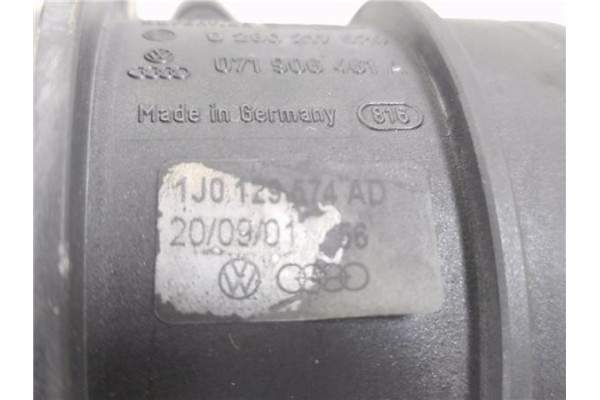 Recambio de caudalimetro para audi a3 (8l) 1.9 tdi ambiente referencia OEM IAM 071906461A 280217529 