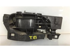 Recambio de manilla int. puerta trasero izquierda para peugeot 207 1.4 16v referencia OEM IAM 96802456VV  