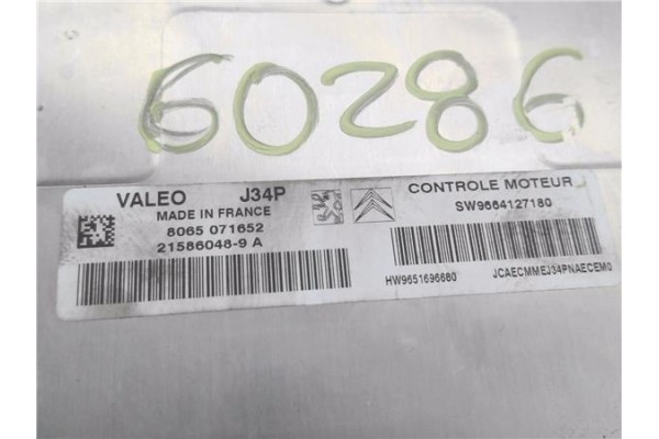 Recambio de centralita para citroen c2 1.4 referencia OEM IAM 9664127180  