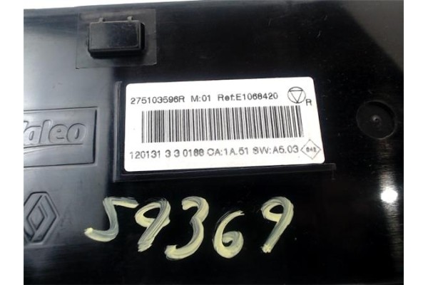 Recambio de mandos calefaccion / a.a. para renault megane iii sport tourer 1.5 dynamique referencia OEM IAM 275100007R 275103596