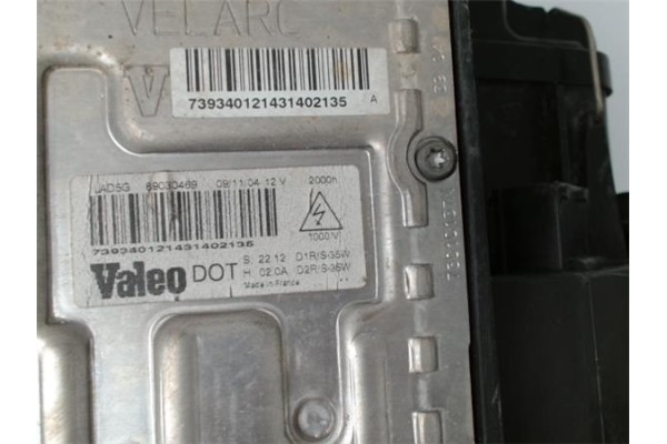 Recambio de faro delantero izquierdo para renault megane ii ranchera familiar (km0/1_) 1.9 dci referencia OEM IAM 8200073224H  