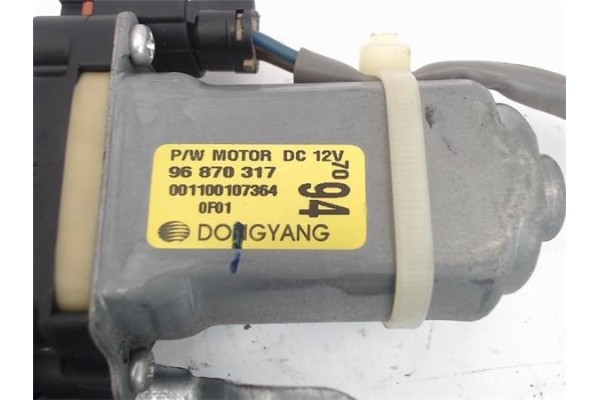 Recambio de mecanismo elevalunas delantero derecho para chevrolet aveo berlina referencia OEM IAM   