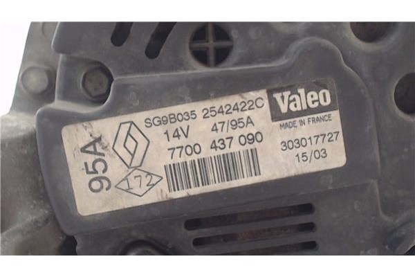 Recambio de alternador para renault clio ii fase ii (b/cb0) 1.2 base authentique referencia OEM IAM 8200373636  