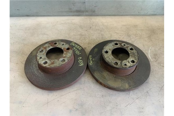 Recambio de disco freno delantero para peugeot boxer furgón (230l) 1.9 d referencia OEM IAM 4249H6 4246J8 
