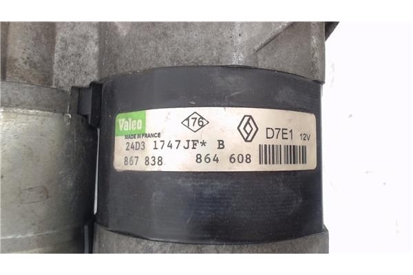 Recambio de motor arranque para renault clio ii fase ii (b/cb0) 1.2 base authentique referencia OEM IAM 8200369521  
