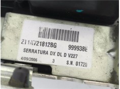 Recambio de cierre electromagnetico delantero derecho para ford transit connect (tc7) 1.8 furgón ft 200s (2006) referencia OEM I