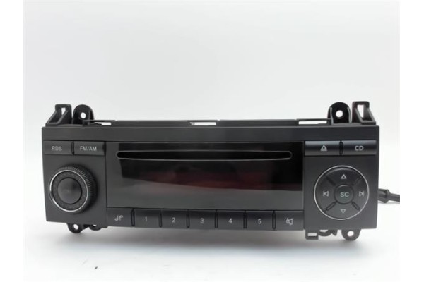 Recambio de radio / cd para mercedes-benz clase a (bm 169)(2004) 2.0 a 180 cdi (169.007) [2,0 ltr. - 80 kw cdi cat] referencia O